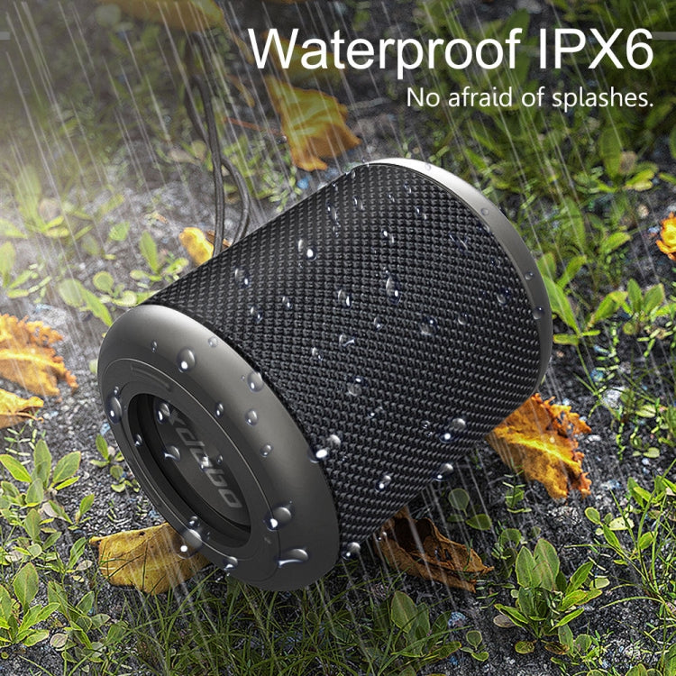 XDOBO Draco Mini IPX6 Waterproof Portable TWS Wireless Bluetooth Speaker Subwoofer (Red) - HoMEdemic™ 