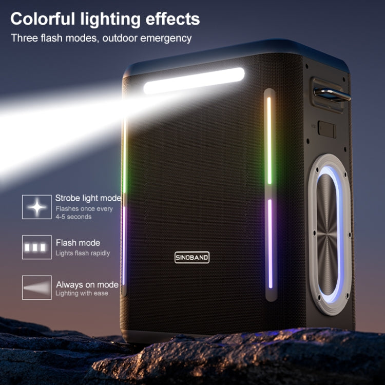 XDOBO SINOBAND Party 1981 300W Outdoor Portable TWS Bluetooth Speaker with LED Colorful Light - HoMEdemic™ 