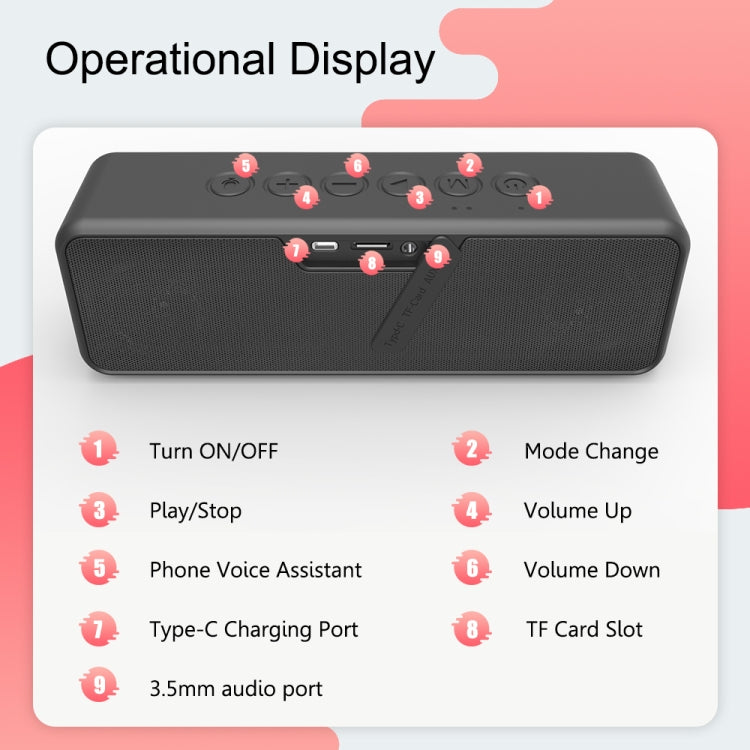 XDOBO X5 IPX6 Waterproof Portable Wireless Bluetooth Speaker Outdoor Subwoofer - HoMEdemic™ 