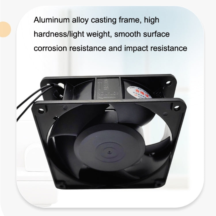 XIN RUI FENG XRF12038HASL 220V Oil Bearing 12cm Cooling Fan - HoMEdemic™ 
