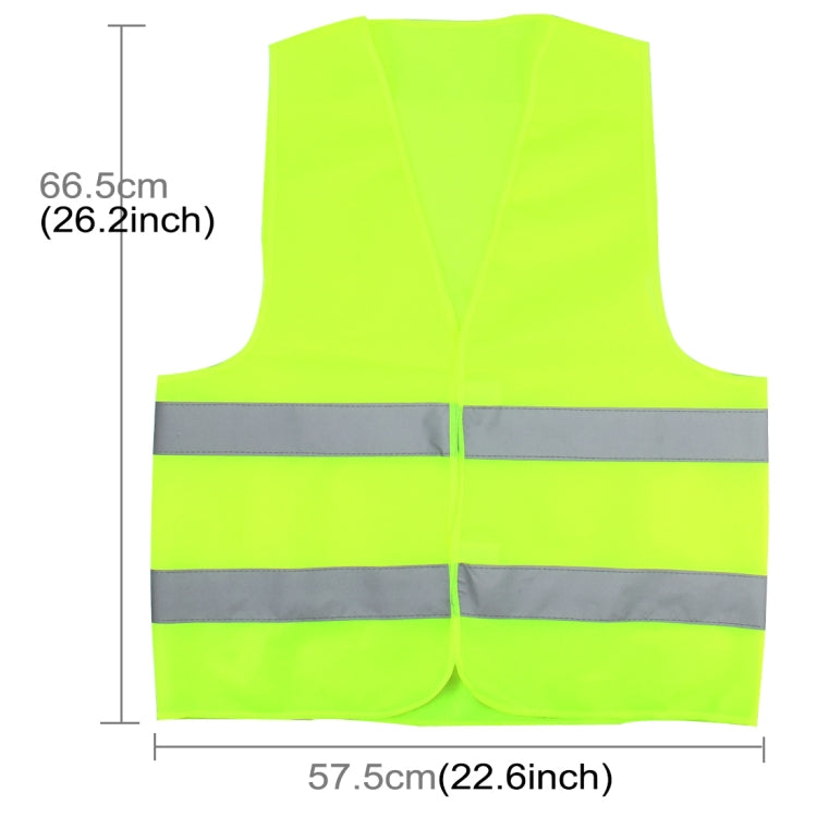 XL Reflective Fluorescent Vest Safty Cloth Driving School Construction Traffic Safty Warning Working Cloth, XL Vest - HoMEdemic™ 