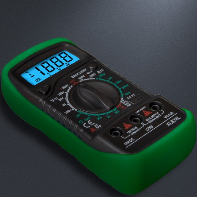 XL830L Portable Handheld Digital Multimeter Current and Voltage Test Meter - HoMEdemic™ 