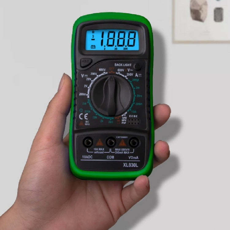 XL830L Portable Handheld Digital Multimeter Current and Voltage Test Meter - HoMEdemic™ 