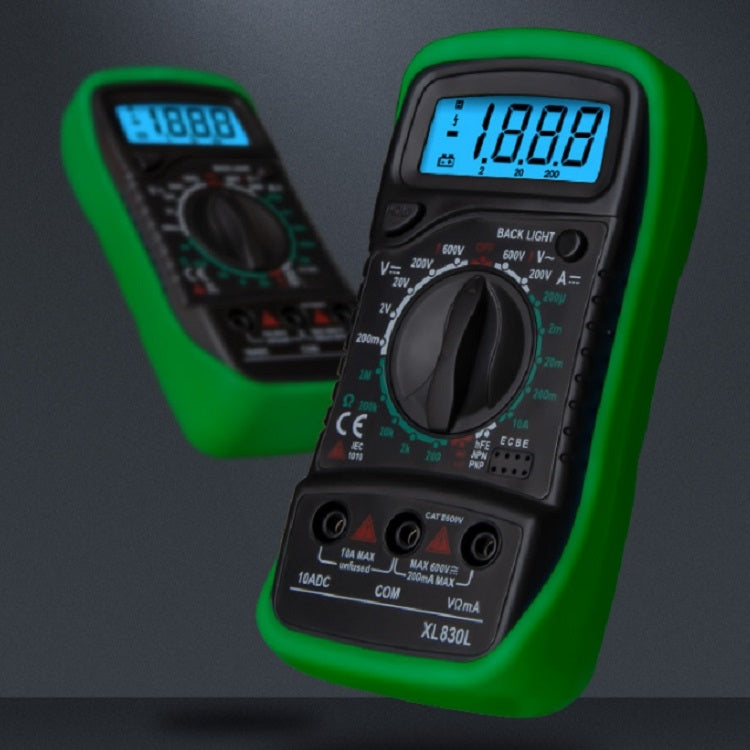XL830L Portable Handheld Digital Multimeter Current and Voltage Test Meter - HoMEdemic™ 