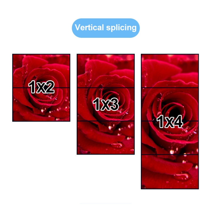 XP02 4K 2x2 HDMI Video Wall Controller Multi-screen Splicing Processor, Style:Ordinary(UK Plug) - HoMEdemic™ 