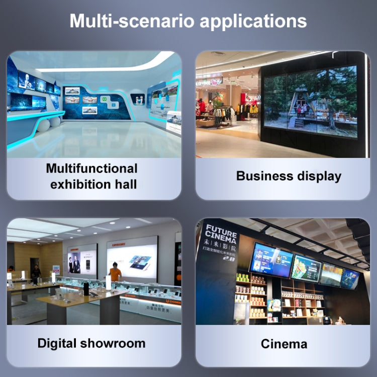 XP03 4K 2x2 HDMI Video Wall Controller Multi-screen Splicing Processor, Style:Playback Version(EU Plug) - HoMEdemic™ 