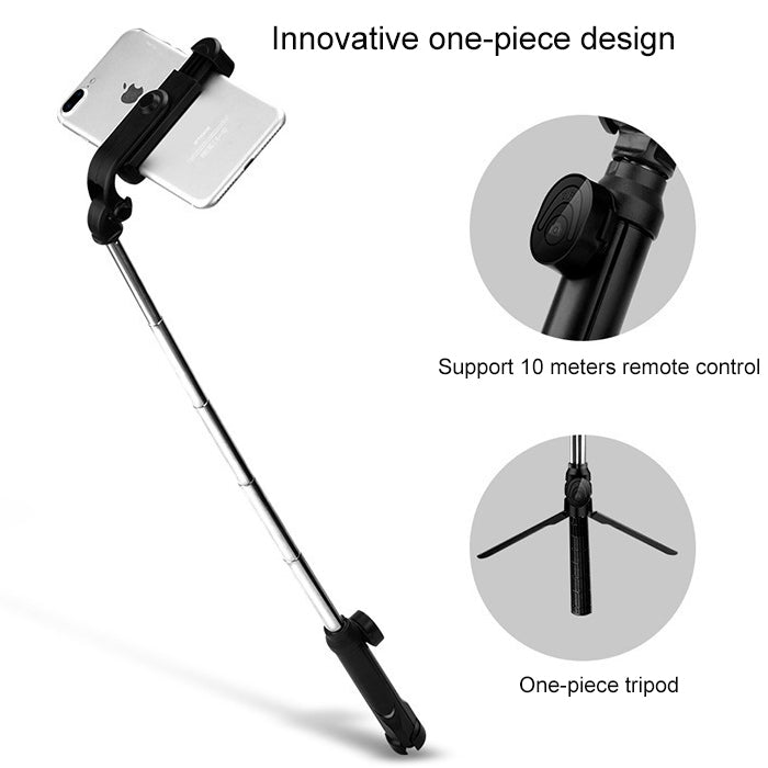 XT10 Multi-function Mobile Live Broadcast Bluetooth Self-timer Pole Tripod - HoMEdemic™ 