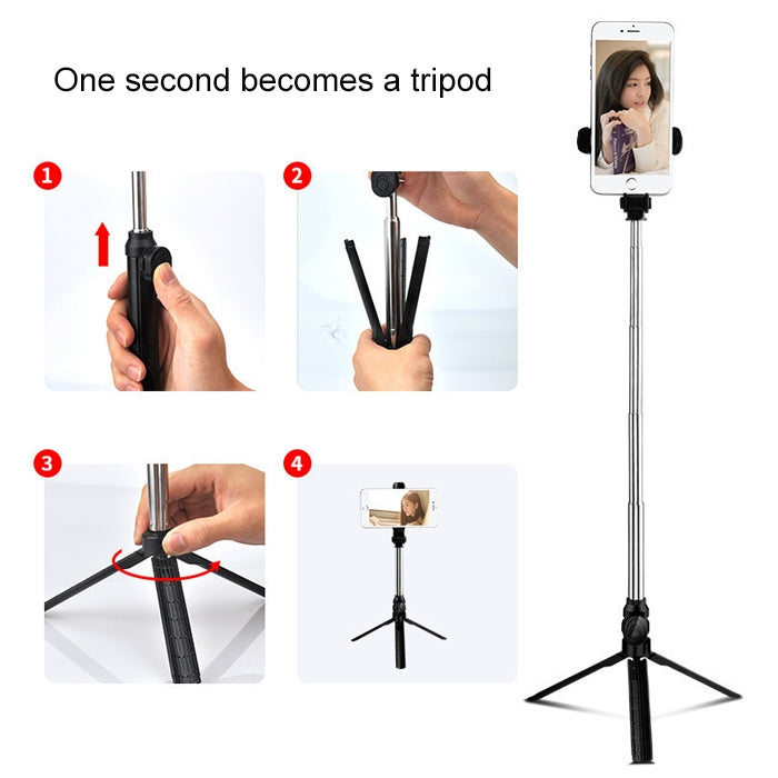 XT10 Multi-function Mobile Live Broadcast Bluetooth Self-timer Pole Tripod - HoMEdemic™ 