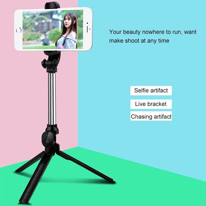 XT10 Multi-function Mobile Live Broadcast Bluetooth Self-timer Pole Tripod - HoMEdemic™ 