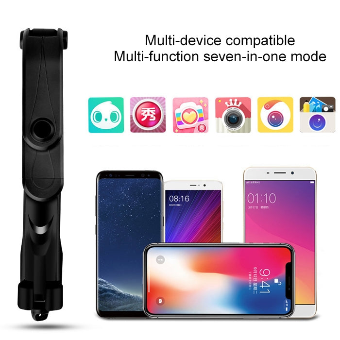 XT10 Multi-function Mobile Live Broadcast Bluetooth Self-timer Pole Tripod - HoMEdemic™ 