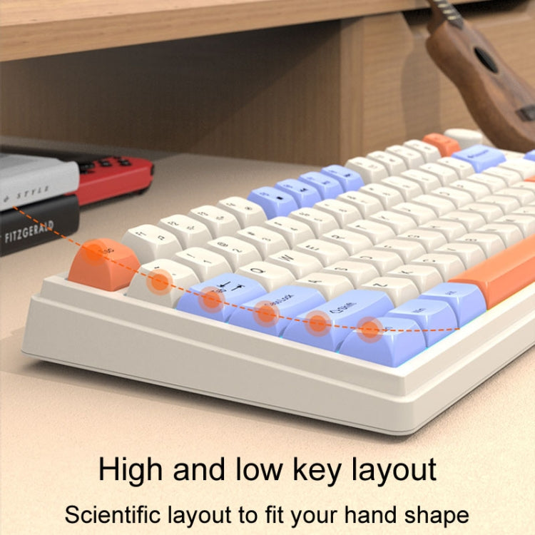 XUNSVFOX K81 Laptop Gaming Office Wired Illuminated Keyboard(Shimmer) - HoMEdemic™ 