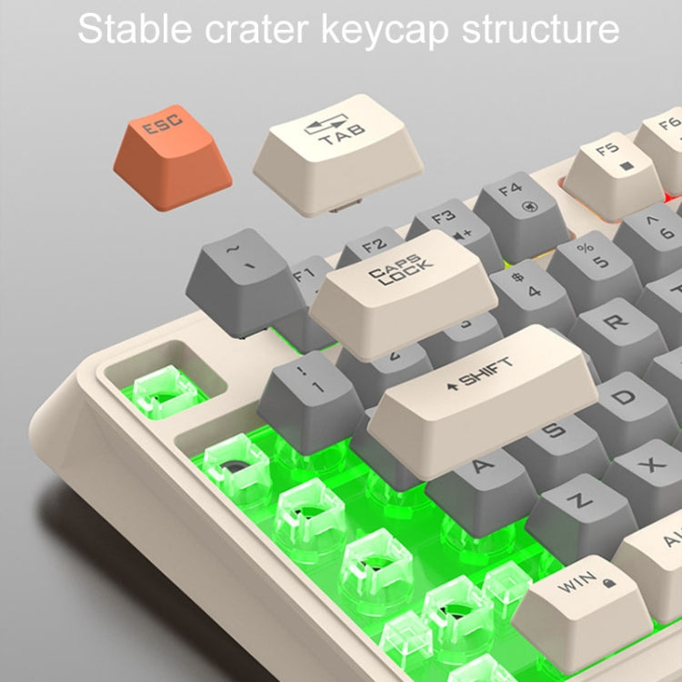 XUNSVFOX K820 Wired Gaming Mechanical Feeling 94 Keys Keyboard And Mouse Set(Bee) - HoMEdemic™ 