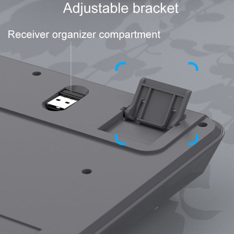 XUNSVFOX K94 Wireless Bluetooth Dual Mode Mechanical Keyboard Gaming Office Laptop Keyboard(Shimmer) - HoMEdemic™ 