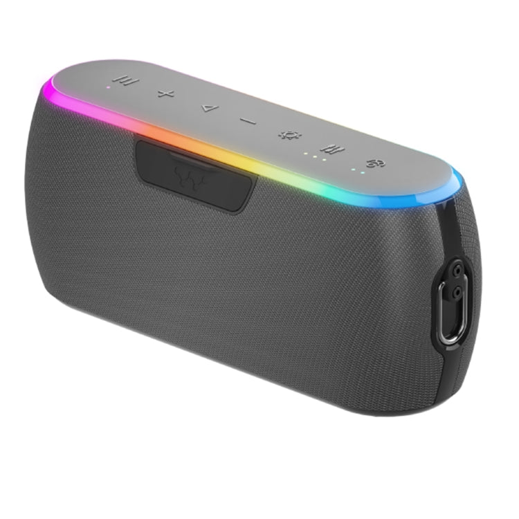 Xdobo X8 III BT5.3 IPX7 Wireless Speaker with RGB Light, Support Bluetooth/TF Card/USB/AUX(Grey) - HoMEdemic™ 
