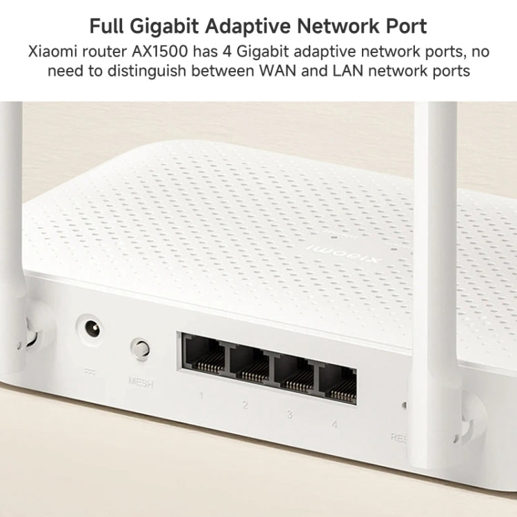 Xiaomi AX1500 4-channel Independent Signal Amplifier WiFi 6 Dual Band Router, US Plug(White) - HoMEdemic™ 