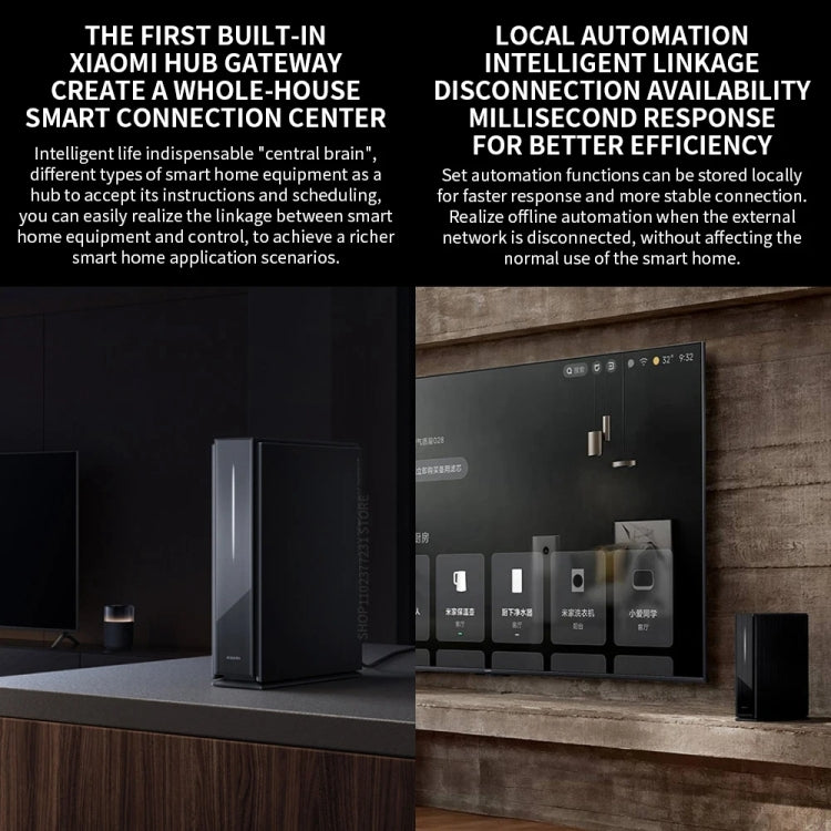 Xiaomi BE6500 Pro WiFi7 Dual Band 8-channel Independent Signal Amplifier 1GB Memory Router, US Plug(Black) - HoMEdemic™ 