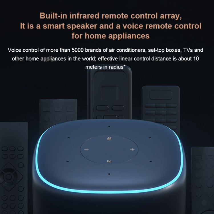 Xiaomi Xiaoai Speaker Pro with 750mL Large Sound Cavity Volume / AUX IN Wired Connection / Combo Stereo / Professional DTS Audio / Hi-Fi Audio chip / Infrared Remote Control Traditional Home Appliances / Bluetooth Mesh Gateway - HoMEdemic™ 