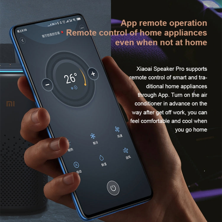 Xiaomi Xiaoai Speaker Pro with 750mL Large Sound Cavity Volume / AUX IN Wired Connection / Combo Stereo / Professional DTS Audio / Hi-Fi Audio chip / Infrared Remote Control Traditional Home Appliances / Bluetooth Mesh Gateway - HoMEdemic™ 