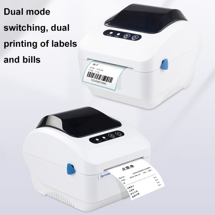 Xprinter XP-320B 80mm Thermal Barcode Supermarket Cashier Label Printer, Spec: USB+Bluetooth(US Plug) - HoMEdemic™ 