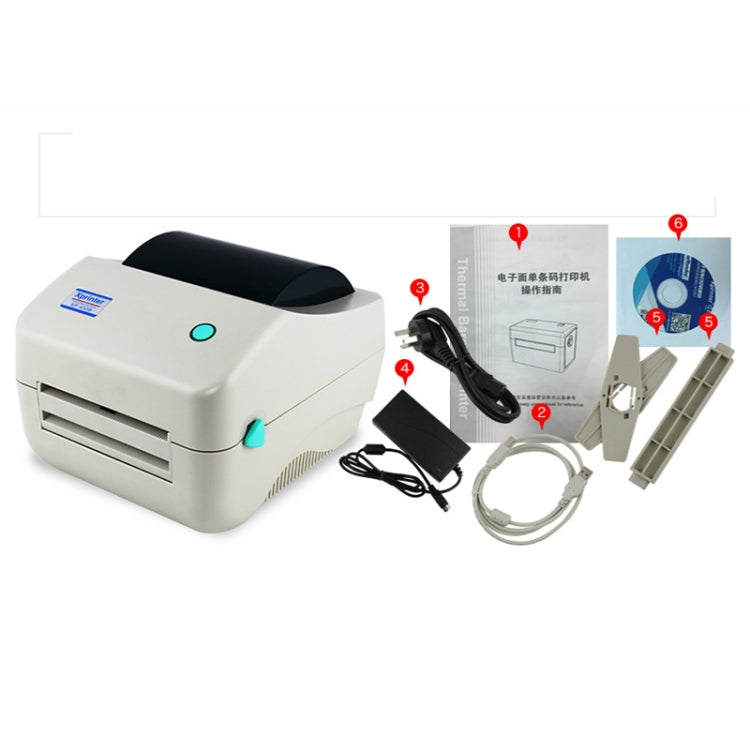 Xprinter XP-450B USB Port Supermarket Cashier Barcode Thermal Printer(EU Plug) - HoMEdemic™ 