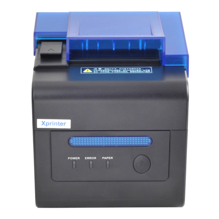 Xprinter XP-C300H 80mm Sound And Light Alarm Store Cashier Rreceipt Thermal Printer, Spec: USB+COM+LAN(US Plug) - HoMEdemic™ 