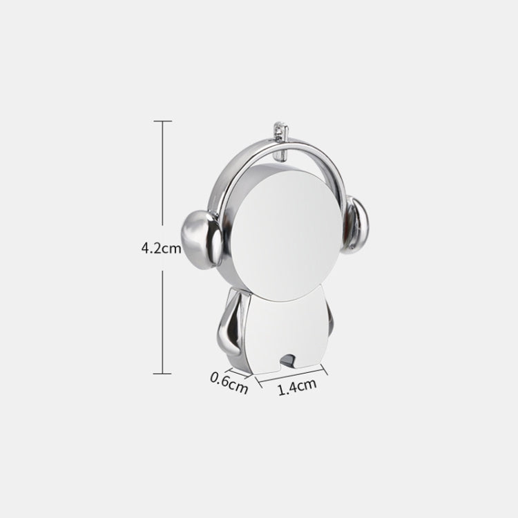 Y01 Metal Musician Car Cartoon Style U Disk, Capacity: 16GB(Silver) - HoMEdemic™ 