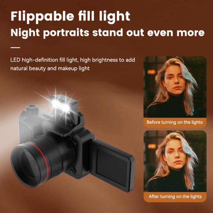 Y5000 4K Mini Digital Camera High Definition Selfies Student Digital Camera, (Black) - HoMEdemic™ 