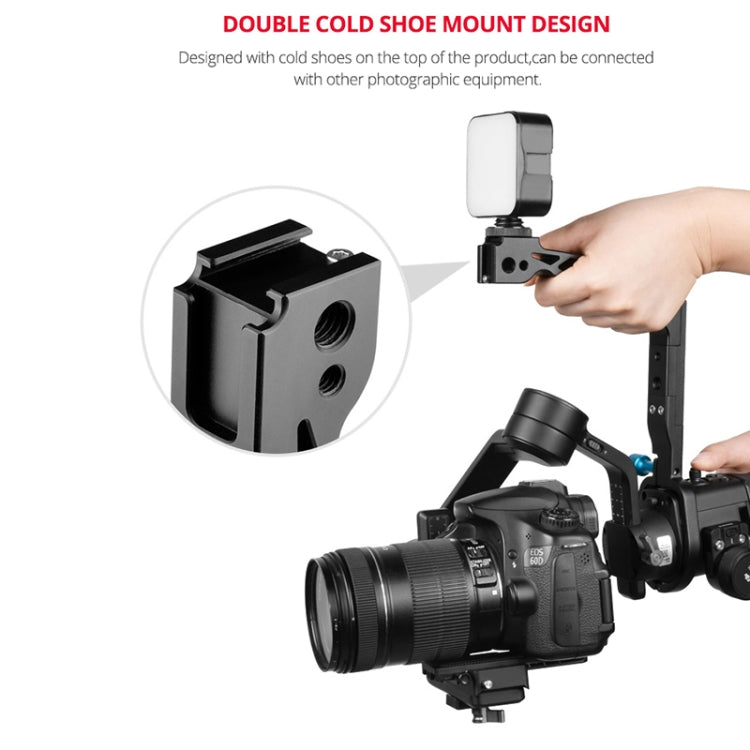 YELANGU A69 Lifting Handle Pot Handheld Stabilizer Extension Mount for DJI Ronin SC (Black) - HoMEdemic™ 