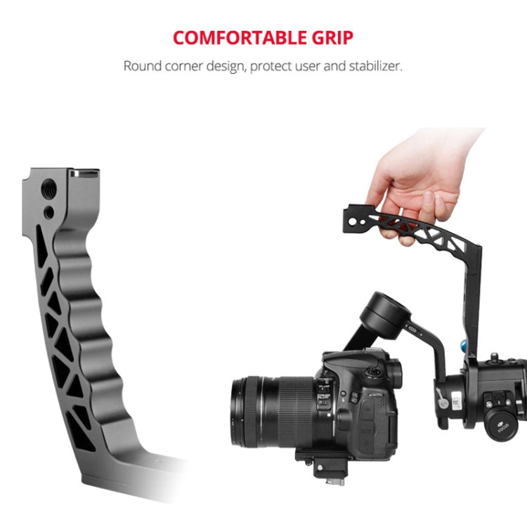 YELANGU A69 Lifting Handle Pot Handheld Stabilizer Extension Mount for DJI Ronin SC (Black) - HoMEdemic™ 