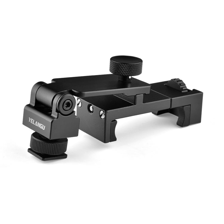 YELANGU PC10 360 Degree Rotating Horizontal Vertical Shooting Phone Clamp Holder Bracket (Black) - HoMEdemic™ 