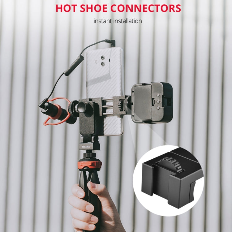 YELANGU PC10 360 Degree Rotating Horizontal Vertical Shooting Phone Clamp Holder Bracket (Black) - HoMEdemic™ 