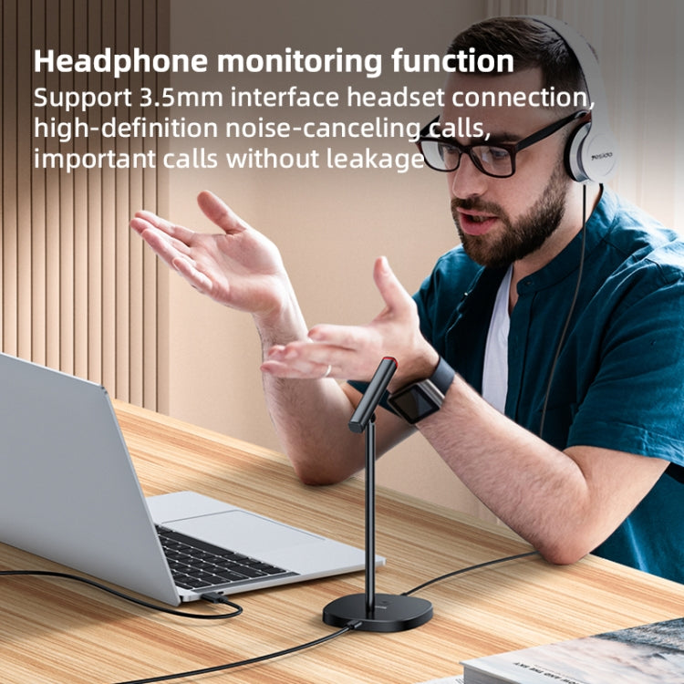 YESIDO KR18 360 Degree Omnidirectional Desktop Noise USB Canceling Microphone - HoMEdemic™ 
