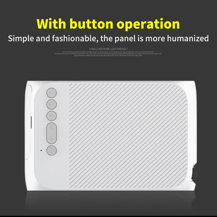 YG320 320*240 Mini LED Projector Home Theater, Support HDMI & AV & SD & USB, YG320 Silver, YG320 White, YG320 Black - HoMEdemic™ 