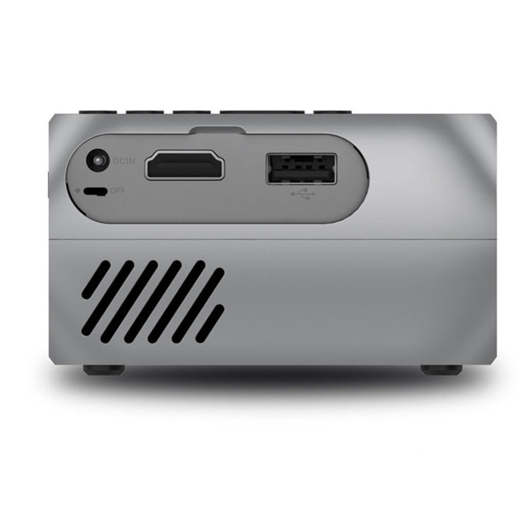 YG320 320*240 Mini LED Projector Home Theater, Support HDMI & AV & SD & USB, YG320 Silver, YG320 White, YG320 Black - HoMEdemic™ 