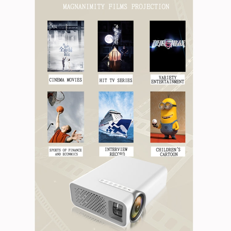 YG520 800x480 1800LM Mini LED Projector Home Theater, Support HDMI & AV & SD & USB & VGA, Mobile Phone Version, Mobile Phone Version - HoMEdemic™ 