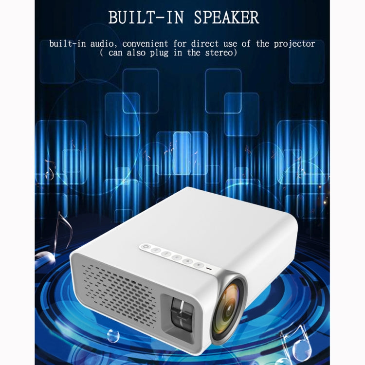 YG520 800x480 1800LM Mini LED Projector Home Theater, Support HDMI & AV & SD & USB & VGA, Mobile Phone Version, Mobile Phone Version - HoMEdemic™ 