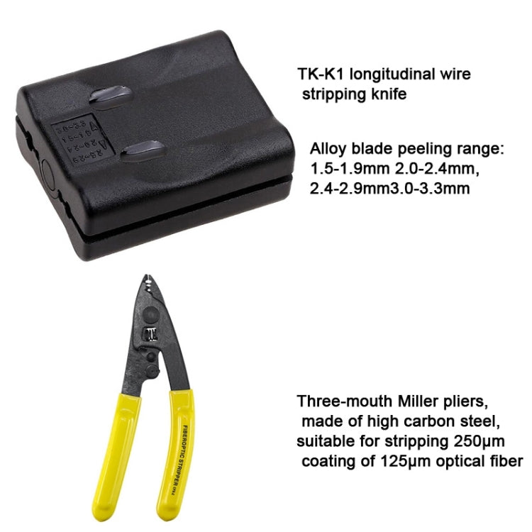 YH-G11 11-In-1 Fiber Optic Tool Kit TK-S3 Cable Knife And Stripping Kit - HoMEdemic™ 