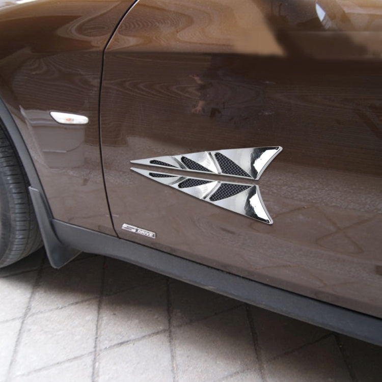 YI-226 2 PCS Car Side Air Intake Flow Vent Fender Decorative Stickers Cover, Air Ventilation 1 - HoMEdemic™ 