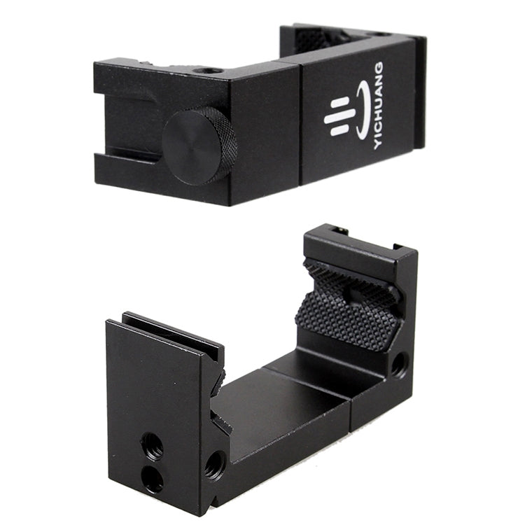 YICHUANG JH-01 Aluminum Alloy Phone Tripod Clip Holder Clamp Adapter for 65-95cm - HoMEdemic™ 