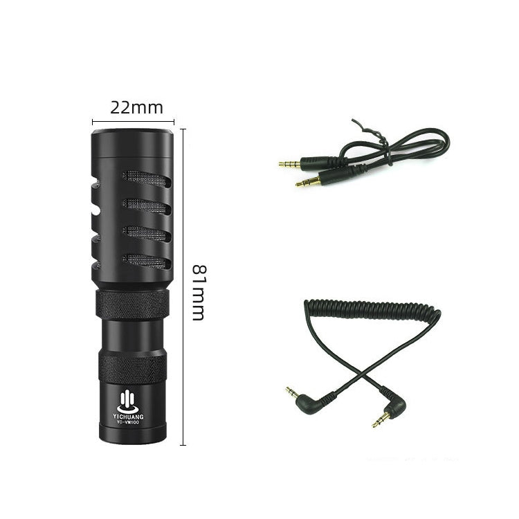 YICHUANG YC-VM100 3.5mm Port Portable Pointing Noise Reduction Microphone - HoMEdemic™ 