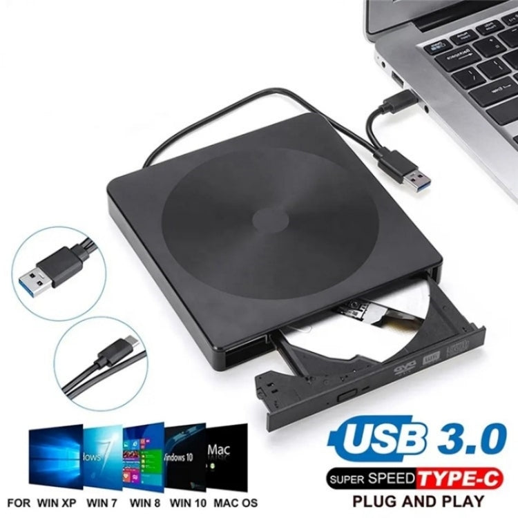 YJ895 High Speed DVD Burner Type-C Computer Laptop External Optical Drive Burner - HoMEdemic™ 