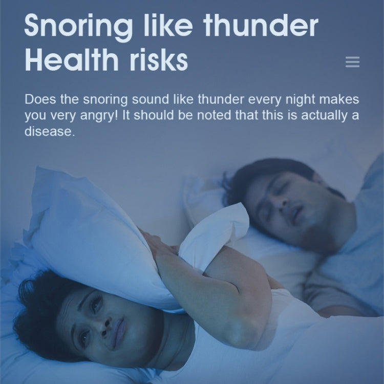 YJK100 Silicone + ABS Stop Snoring Device Anti Snore (White) - HoMEdemic™ 