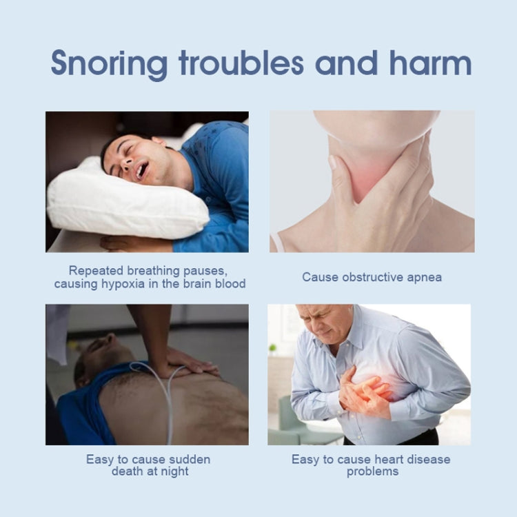 YJK100 Silicone + ABS Stop Snoring Device Anti Snore (White) - HoMEdemic™ 