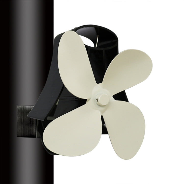 YL-105 4-Blade Aluminum Heat Powered Fireplace Stove Fan, YL-105(White), YL-105 (Black), YL-105 (Bronze), YL-105 (Grey), YL-105 (Gold), YL-105 (Rose Red), YL-105 (Silver) - HoMEdemic™ 