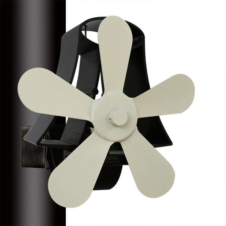 YL-106 5-Blade High Temperature Aluminum Heat Powered Fireplace Stove Fan, YL-106 (Grey), YL-106 (Gold), YL-106 (Rose Red), YL-106 (Silver), YL-106 (White), YL-106 (Black), YL-106 (Bronze) - HoMEdemic™ 