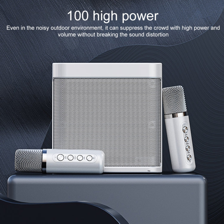YS-203 Bluetooth Karaoke Speaker Wireless Microphone, YS-203 (Gold), YS-203 (Black), YS-203 (Red), YS-203 (Silver) - HoMEdemic™ 