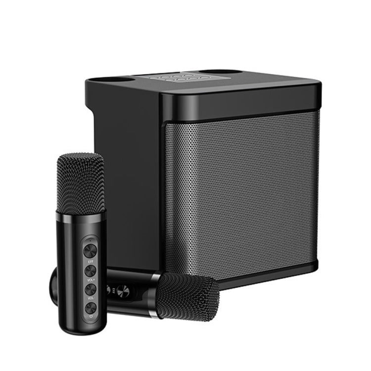 YS-203 Bluetooth Karaoke Speaker Wireless Microphone, YS-203 (Gold), YS-203 (Black), YS-203 (Red), YS-203 (Silver) - HoMEdemic™ 