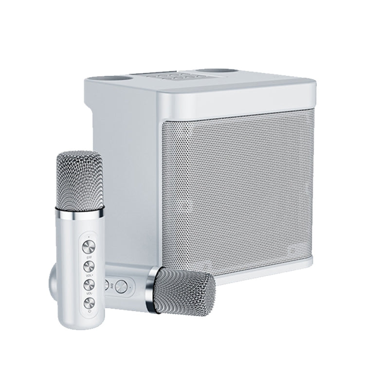 YS-203 Bluetooth Karaoke Speaker Wireless Microphone, YS-203 (Gold), YS-203 (Black), YS-203 (Red), YS-203 (Silver) - HoMEdemic™ 