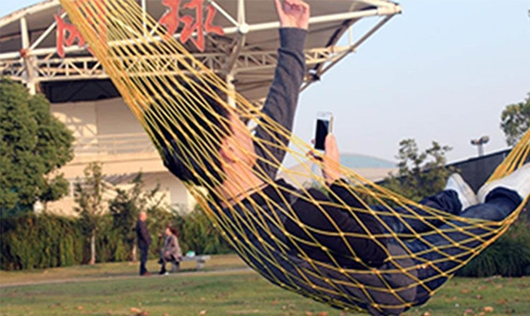 Outdoor Color Mesh Hammock, 2PCS Orange Section, 2PCS Green, 2PCS Dark Blue Section, 2PCS Red Section
