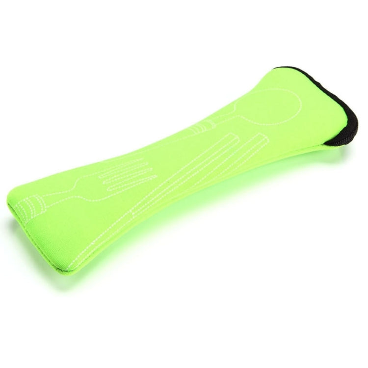 Three-Piece Outdoor Cutlery, Fluorescent green, Orange, Purple, Big Red, Light blue, Dark blue, Rose Red, Grass green